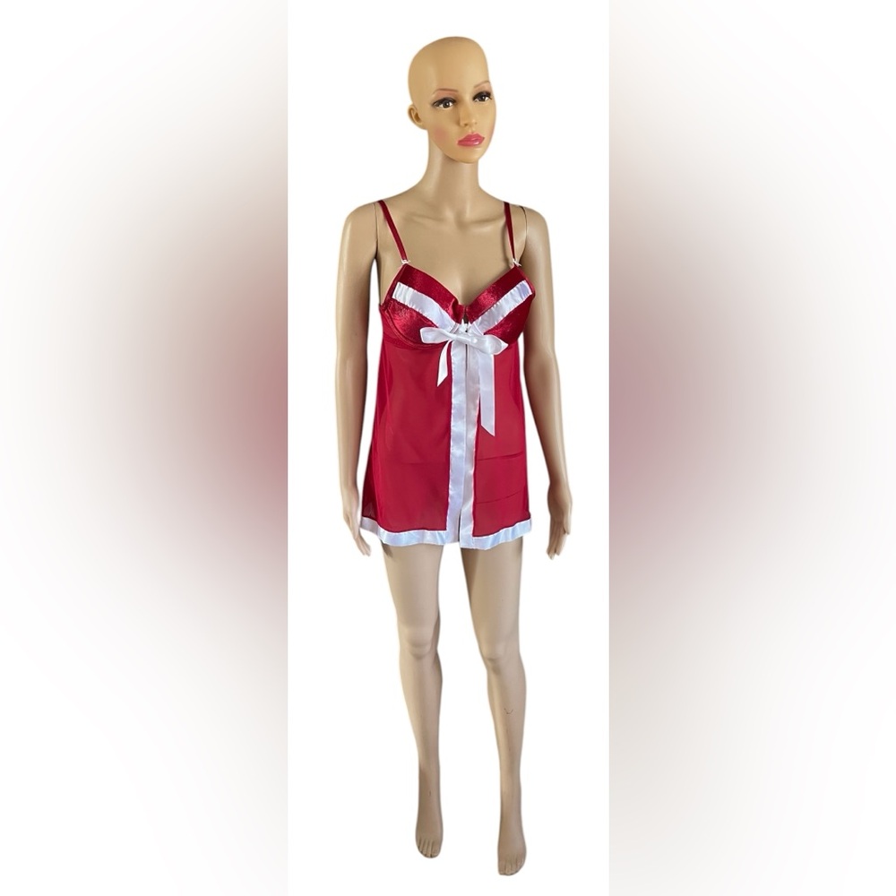 Secret Treasures Red Babydoll Lingerie